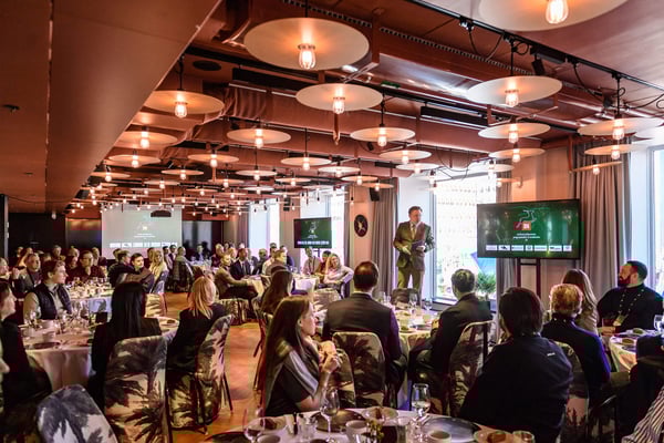 Gasell Executive i Stockholm på Haymarket. Nätverkslunch med Dagens industri